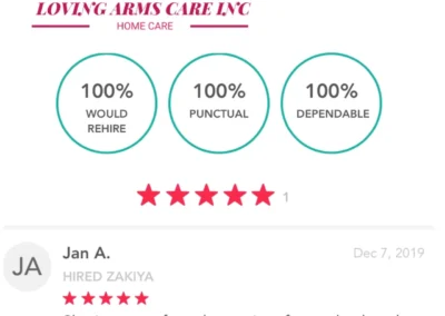 she is my preferred caregiver for my husband who is a dementia patient