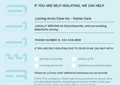 loving arms care infographic